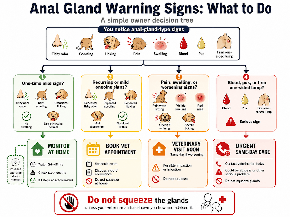 Dog anal gland care decision guide
