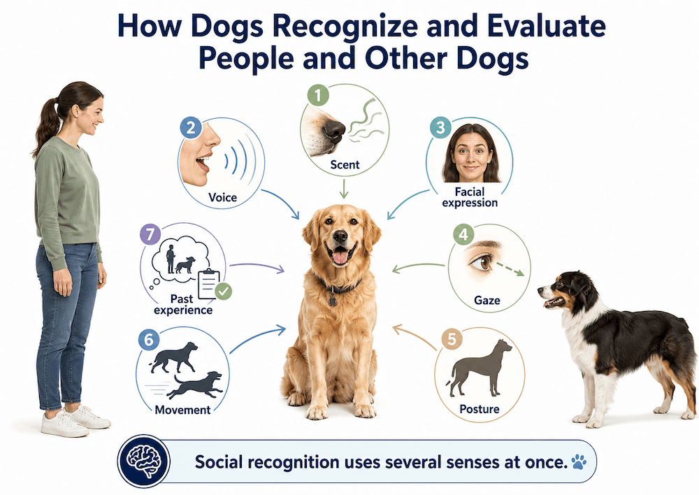 How dogs recognize people and dogs