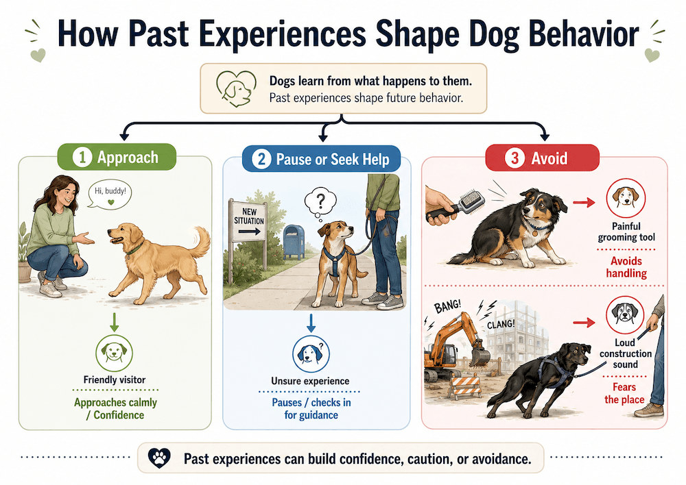 How experiences shape dog behavior