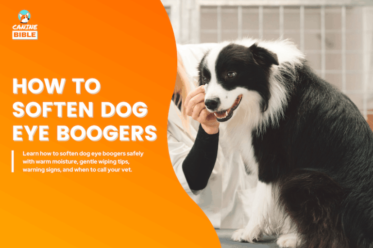 How to Soften Dog Eye Boogers