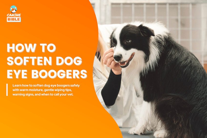 How to Soften Dog Eye Boogers