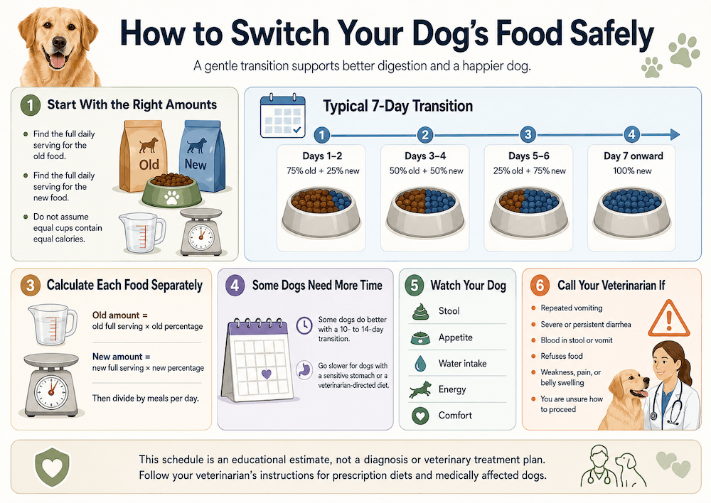 How to transition your dog’s food