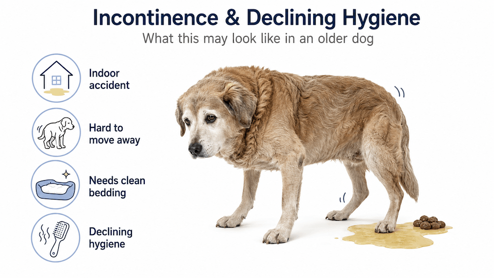 Incontinence in senior dogs