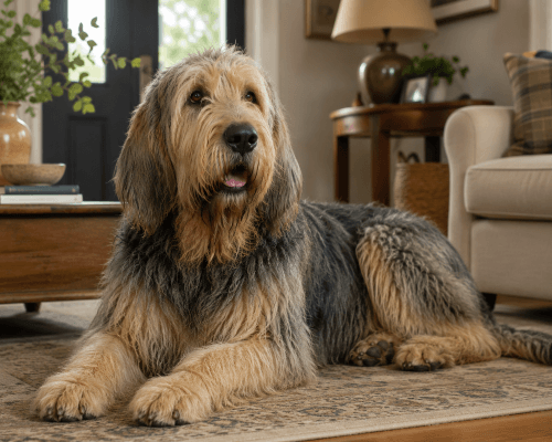 Otterhound indoors