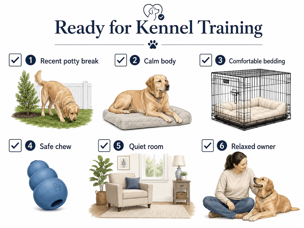 Ready for kennel training checklist
