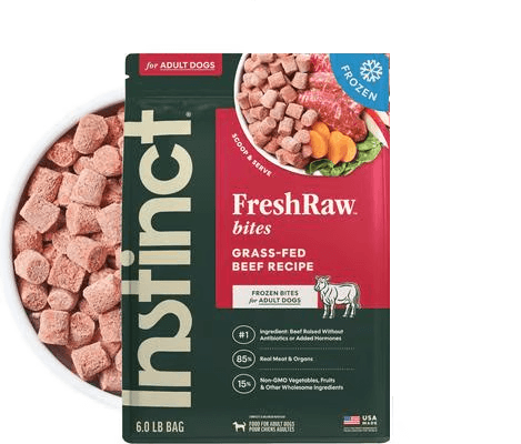 instinct raw dog food-beef