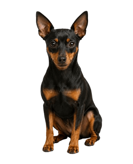 Toy Manchester Terrier portrait