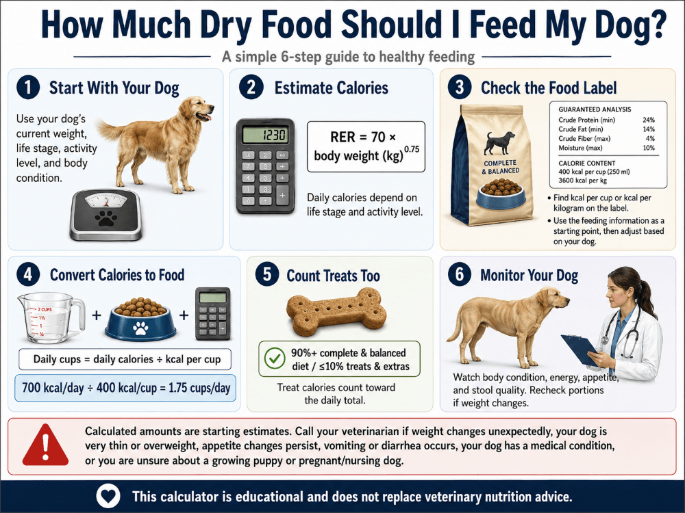 how-much-dry-dog-food-should-i-feed-my-dog-infographic how-much-dry-dog-food-should-i-feed-my-dog-infographic