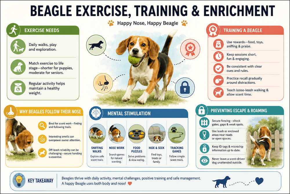 Beagle Exercise and Enrichment Guide