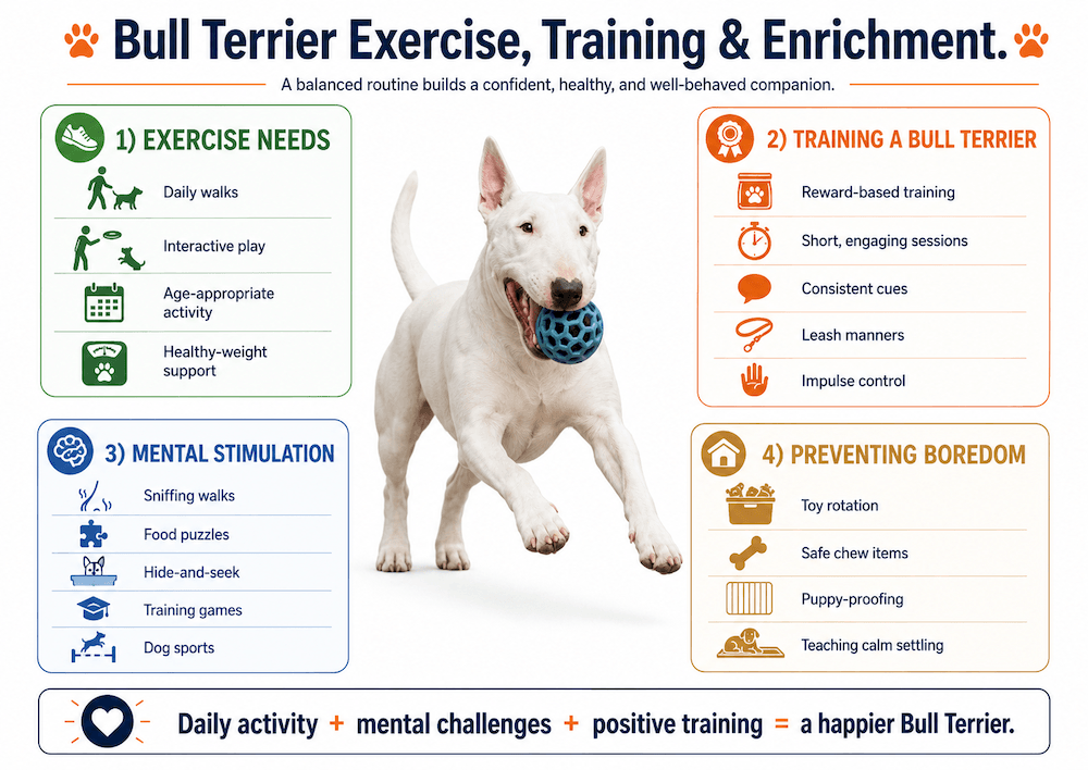 Bull Terrier Care and Enrichment Guide