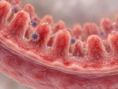 Dog representing canine coronavirus and gastrointestinal illness