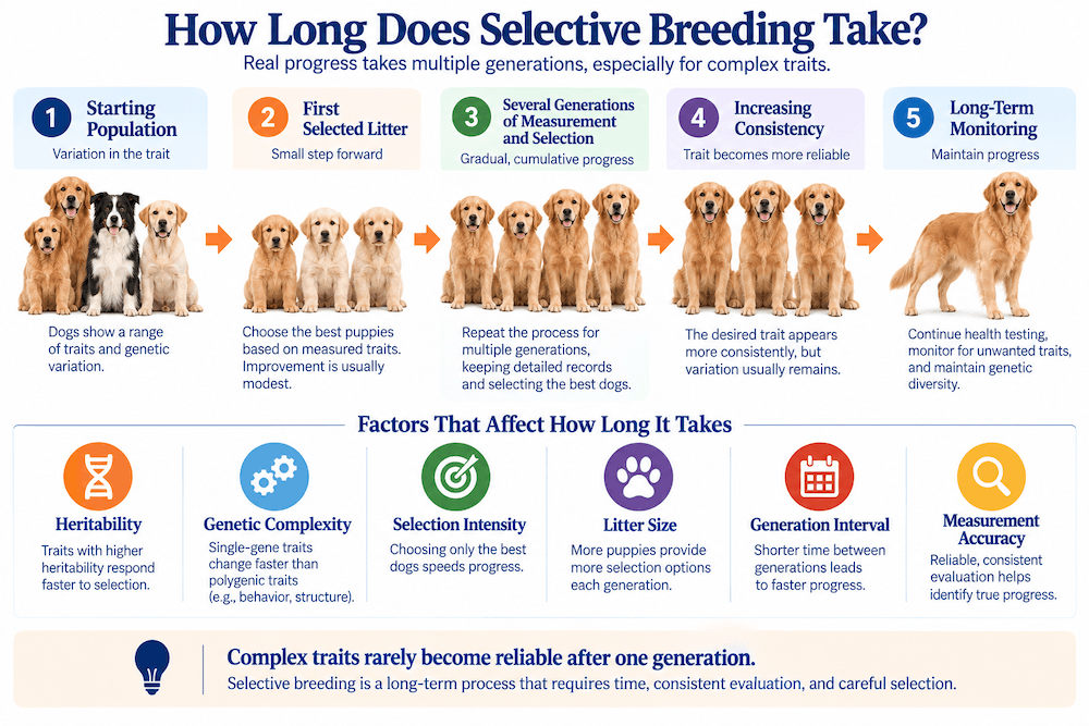 Dog Breeding Timeline