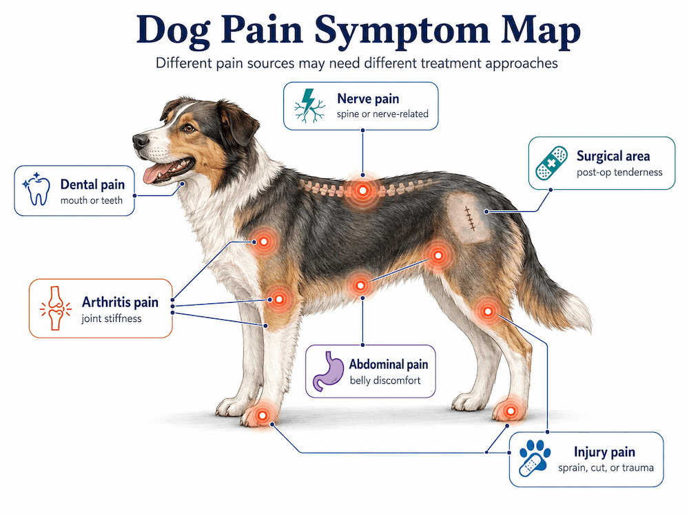 Dog Pain Symptom Map
