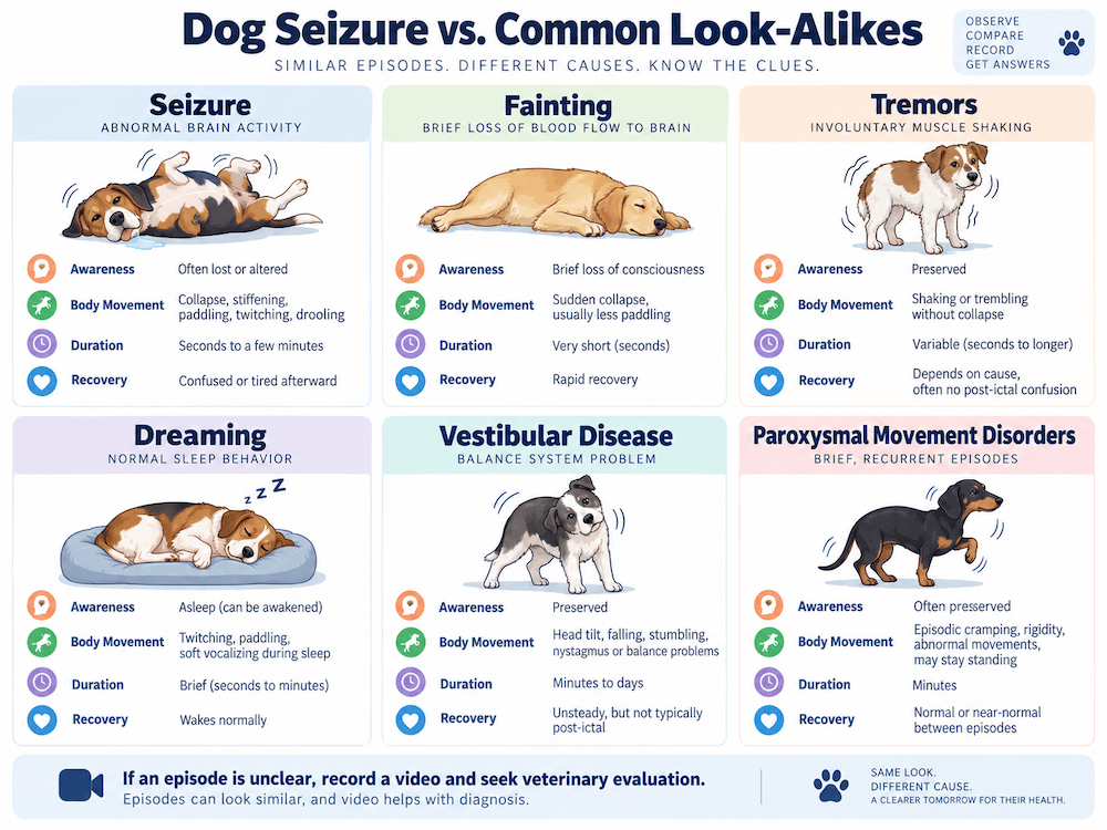 Dog Seizure Look-Alikes