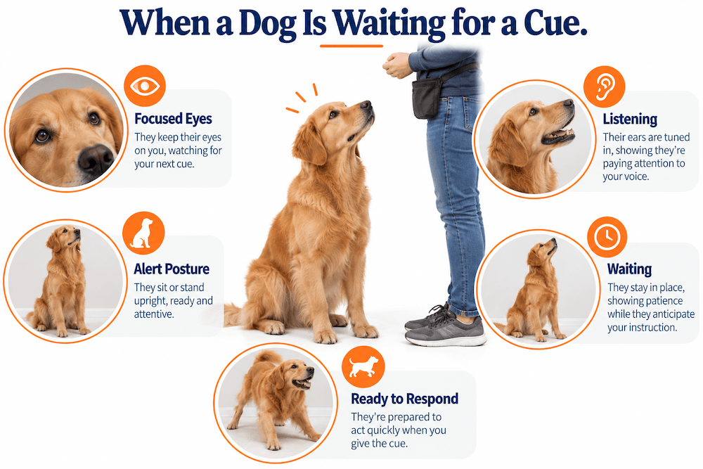 Dog Training- Waiting for the Cue