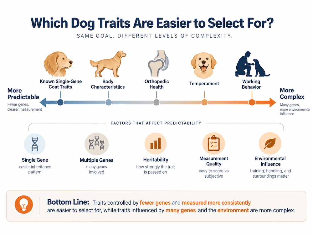 Dog Trait Selection Complexity