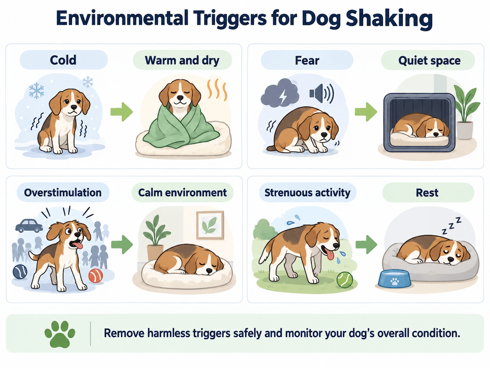 Environmental Triggers for Dog Shaking