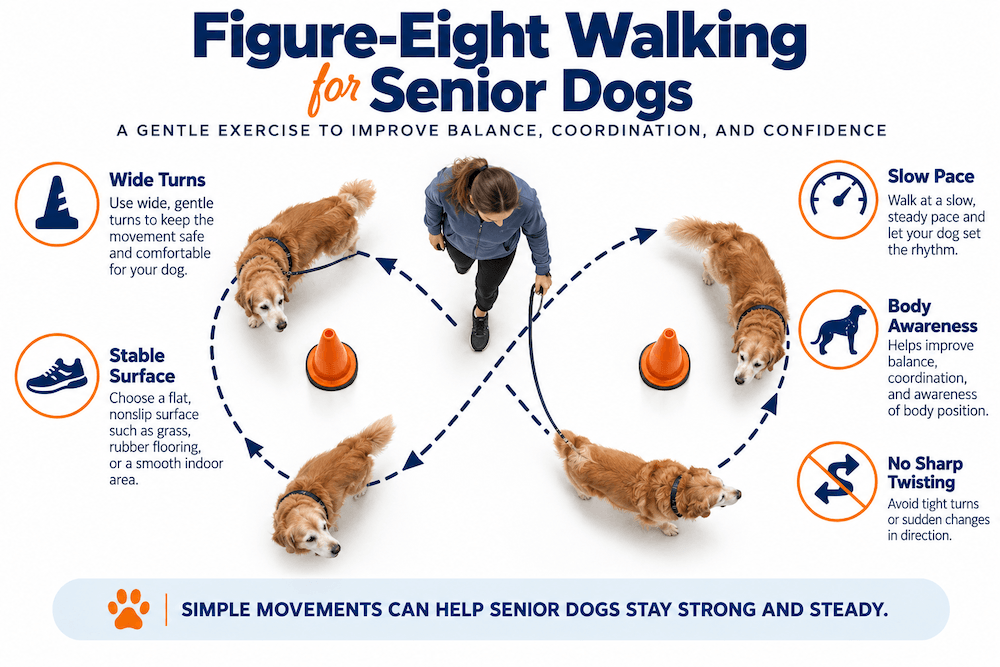 Figure-Eight Walking for Senior Dogs