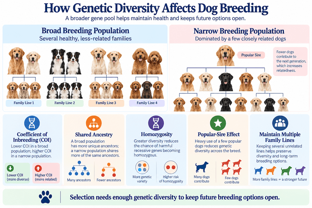 Genetic Diversity in Dog Breeding