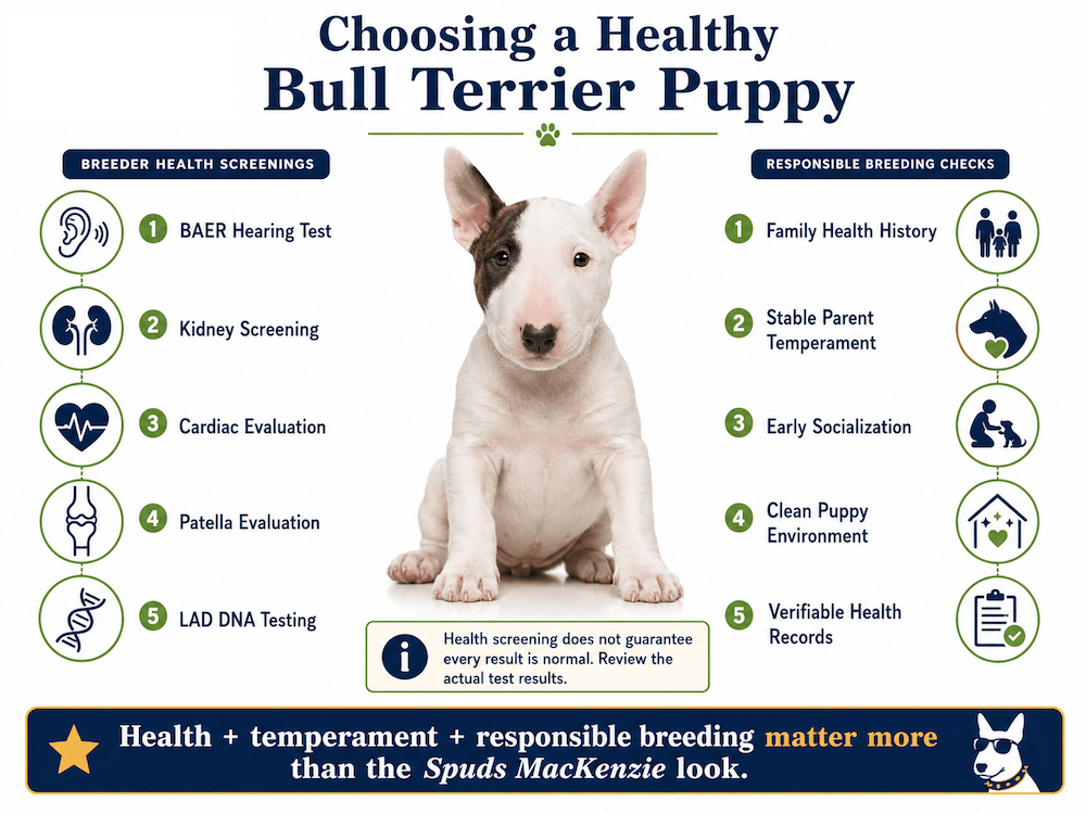 Healthy Bull Terrier Puppy Guide