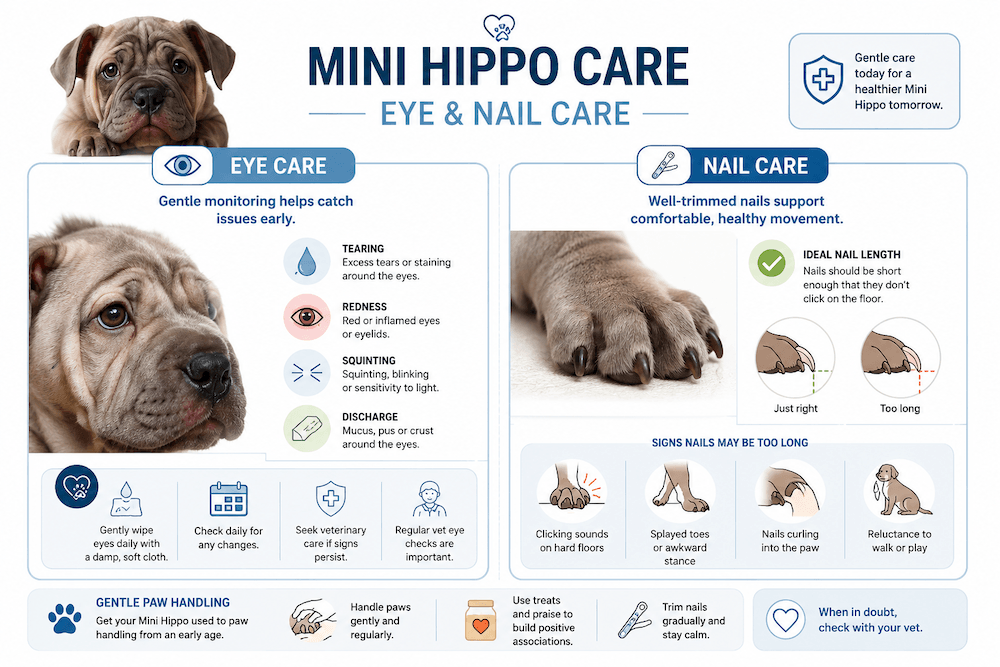 Mini Hippo Eye & Nail Care Guide
