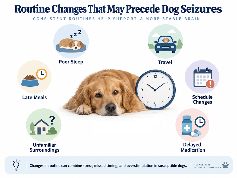 Routine Changes and Canine Seizure Risks