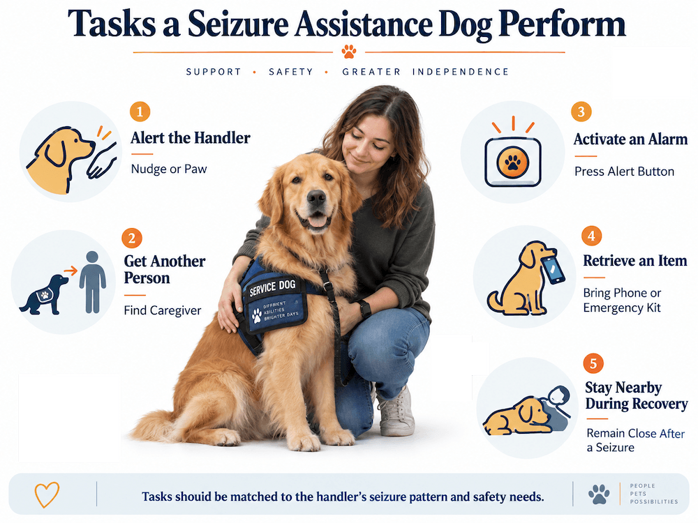 Seizure Assistance Dog Support Tasks