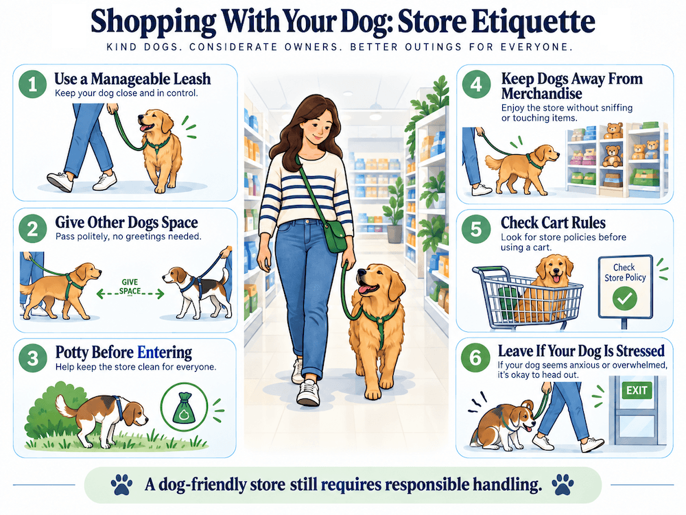Shopping With Your Dog- Store Etiquette