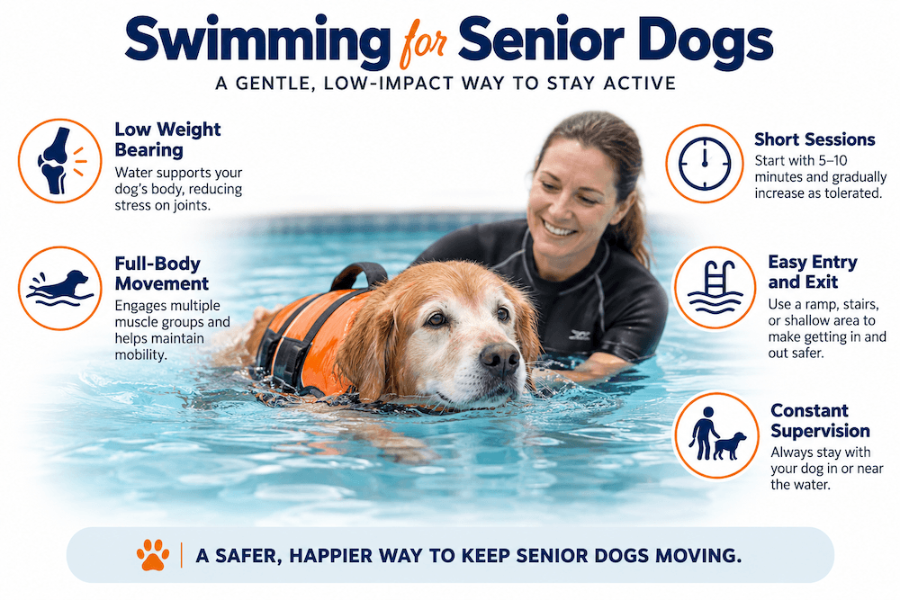 Swimming for Senior Dogs