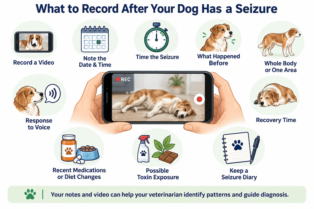 What to Record After a Dog Seizure