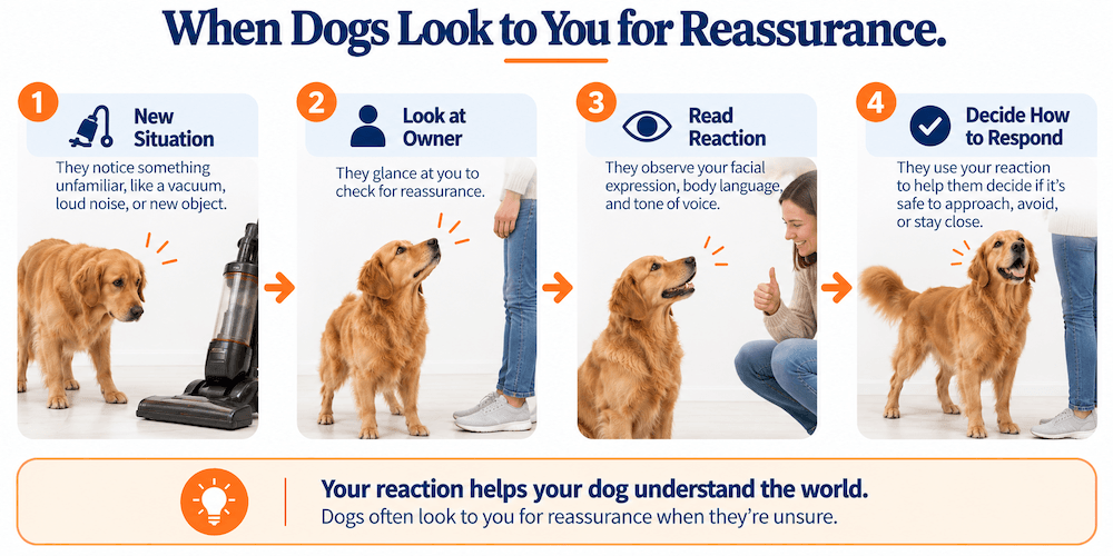 When Dogs Seek Reassurance