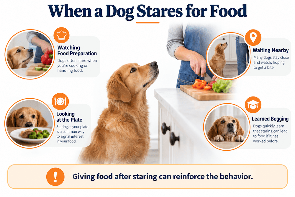 Why Dogs Stare at Food