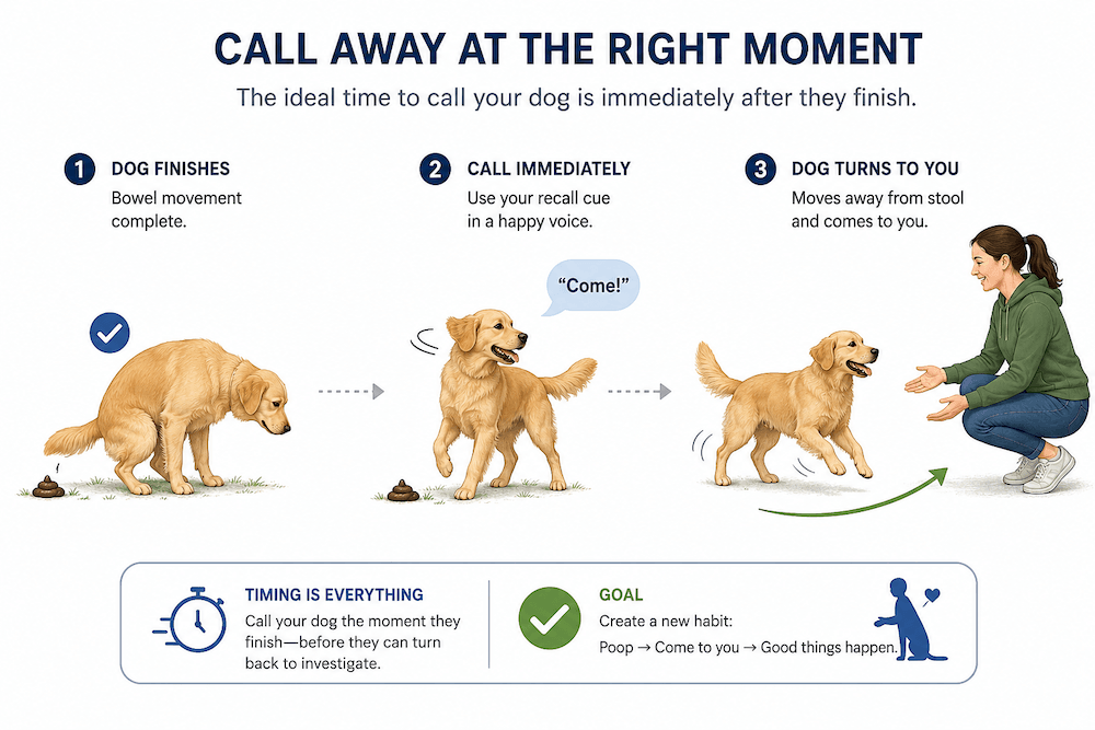 call your dog right away
