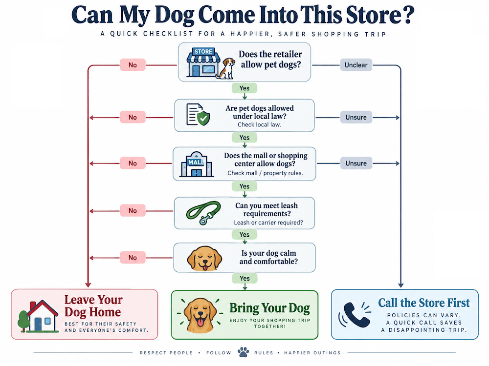 dog-friendly store checklist