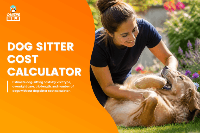 dog sitter cost calculator
