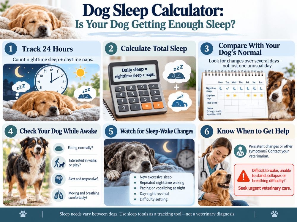 dog sleep calculator infographic dog sleep calculator infographic