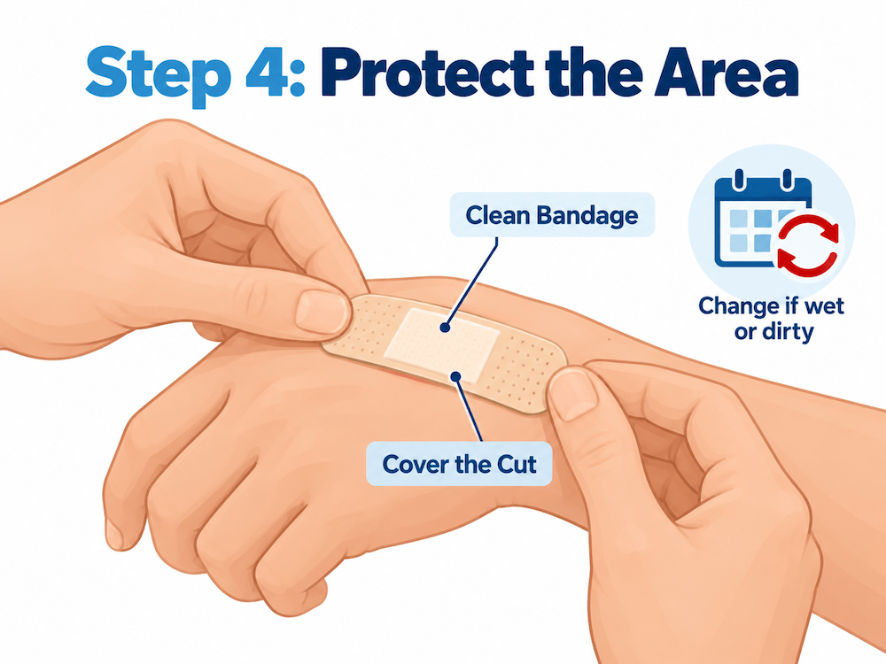 protect the area