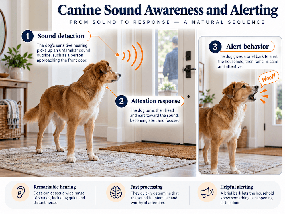 Dogs Can Alert Owners to Unusual Activity