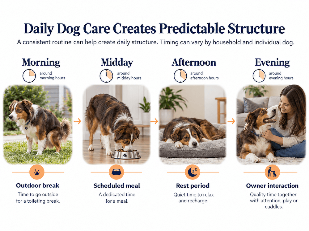 Dogs Can Help Owners Maintain a Consistent Daily Routine