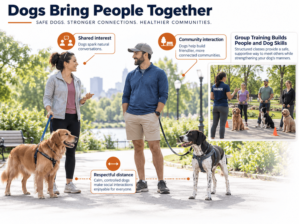 Dogs Can Help People Build Social Connections