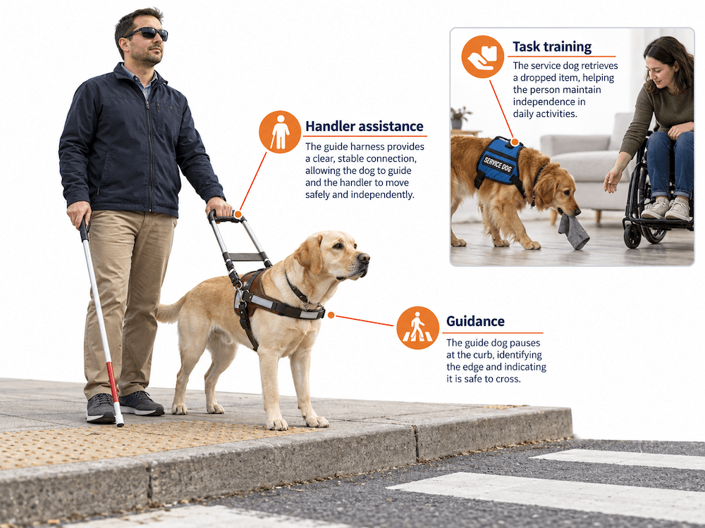 Dogs Can Perform Specialized Assistance
