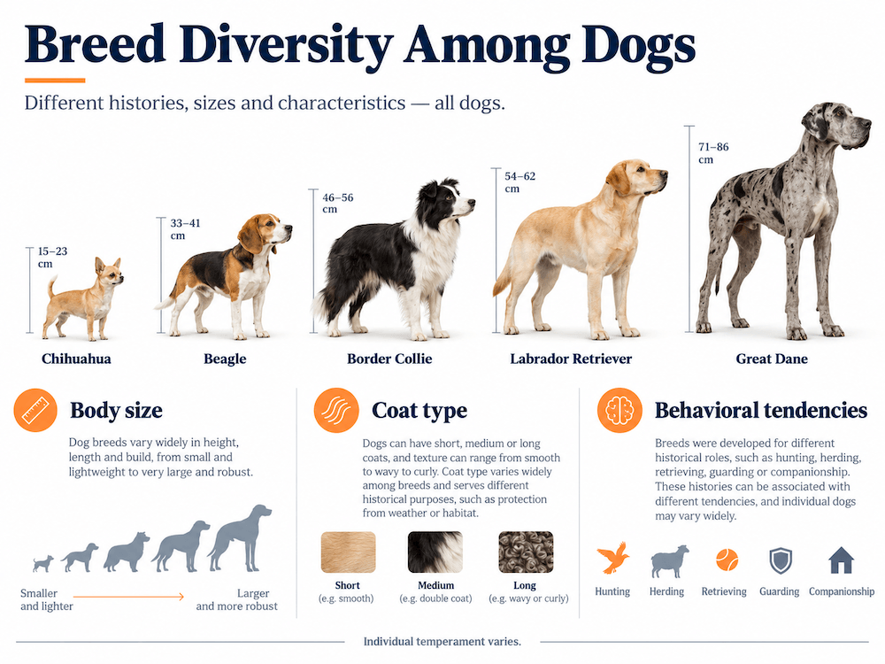 Dogs Offer Exceptional Variety in Size