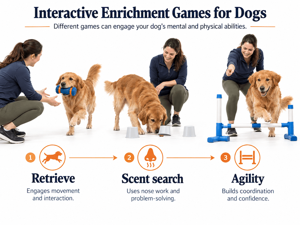 Dogs Offer Opportunities for Interactive Games and Sports