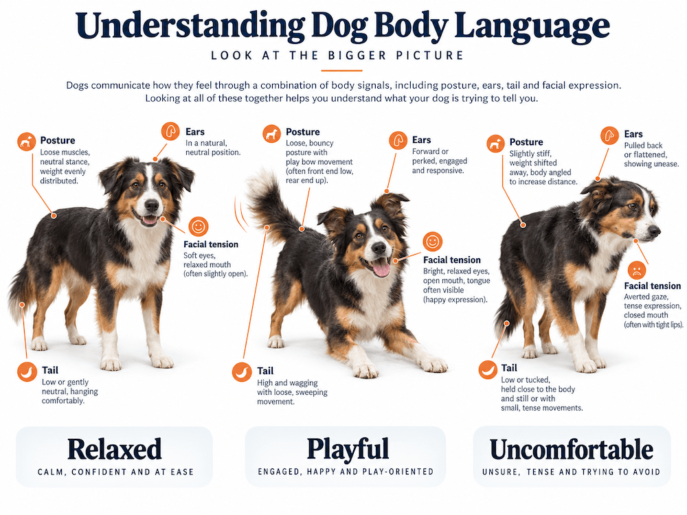 Dogs Often Communicate Through Readily Visible Body Language