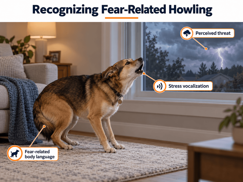 Fear-related howling