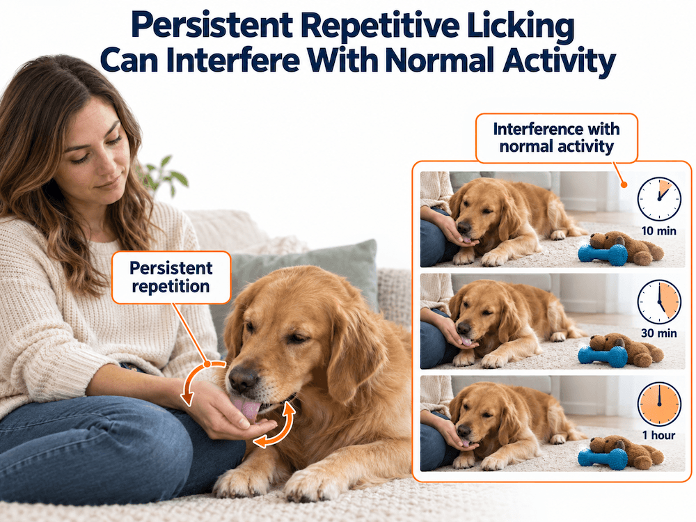 Licking Has Developed Into a Compulsive Pattern