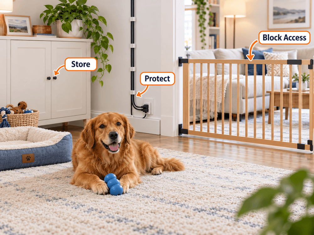Remove Items Your Dog Should Not Chew
