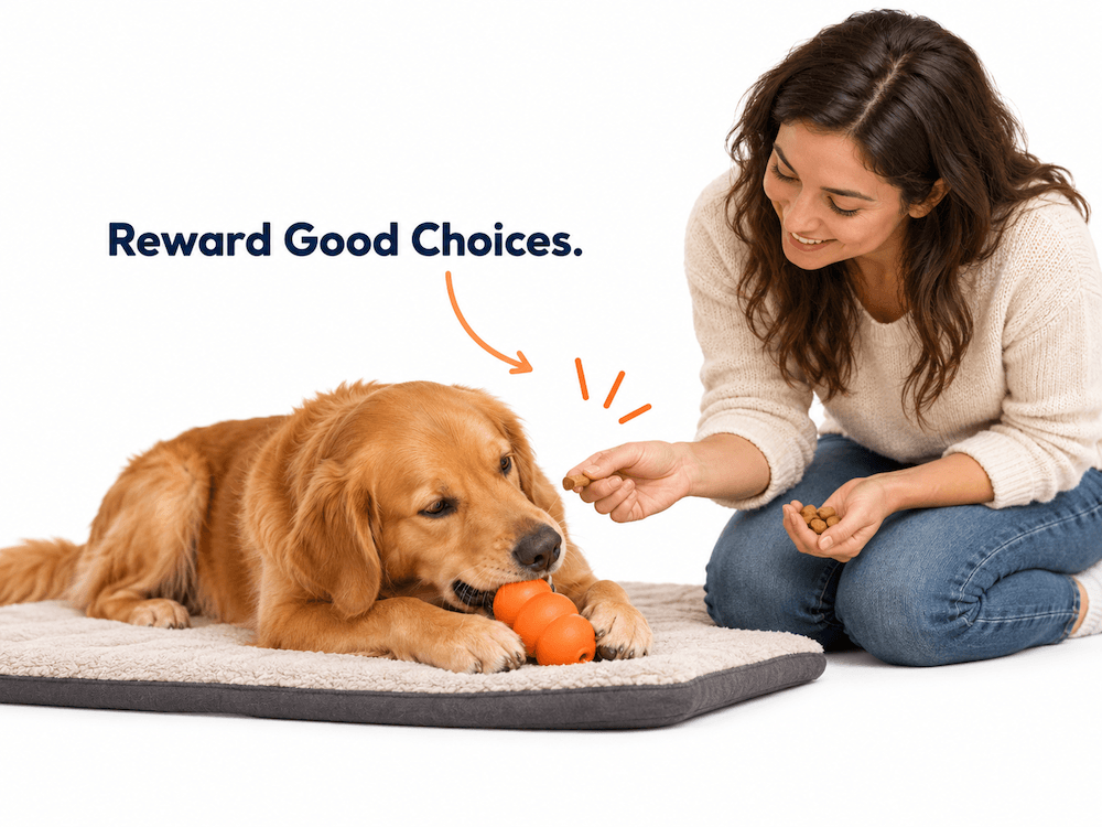 Reward Your Dog for Chewing the Right Objects