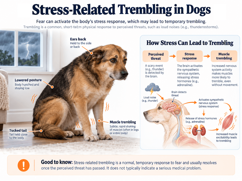 Stress related shaking
