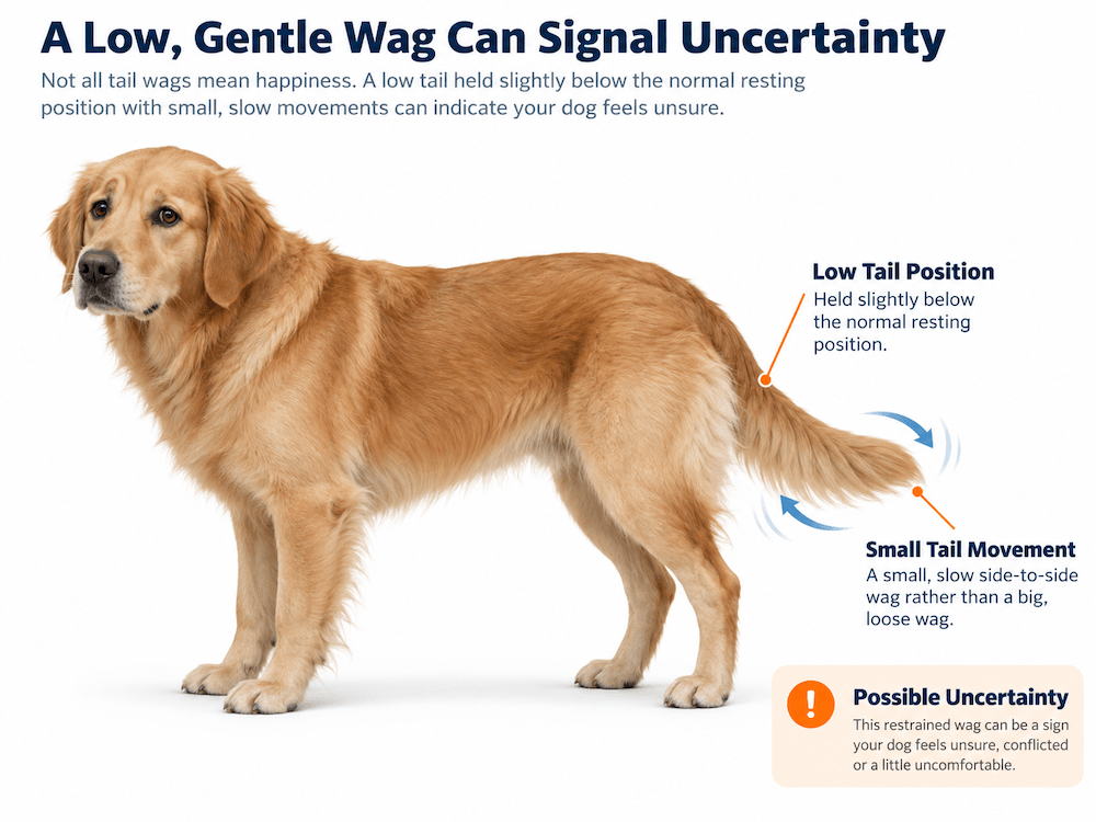 Wagging Their Tail Low and Slowly